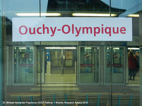 Metro M2 Lausanne U-Bahn Ouchy-Flon-Epalinges-Croisettes Schweiz Vaud