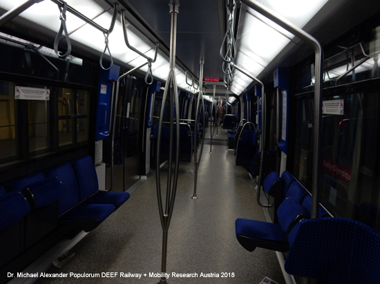 Metro M2 Lausanne U-Bahn Ouchy-Flon-Epalinges-Croisettes Schweiz Vaud
