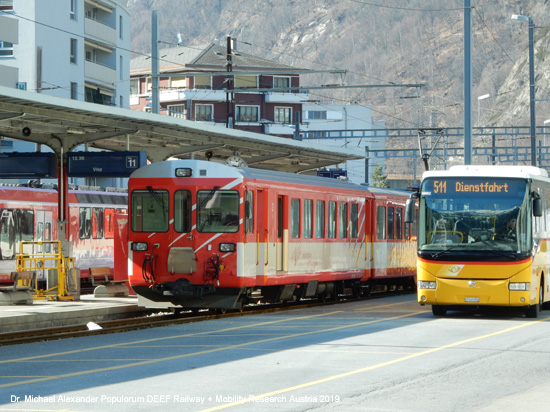 Furka Oberalp Bahn Matterhorn Gotthard Bahn MGB Eisenbahn Schweiz Glacier Express