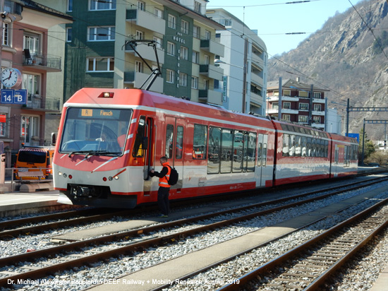 Furka Oberalp Bahn Matterhorn Gotthard Bahn MGB Eisenbahn Schweiz Glacier Express