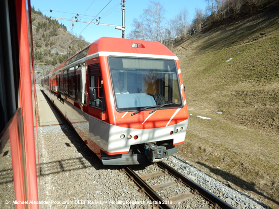 Furka Oberalp Bahn Matterhorn Gotthard Bahn MGB Eisenbahn Schweiz Glacier Express