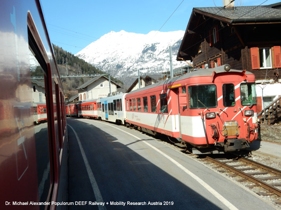 Furka Oberalp Bahn Matterhorn Gotthard Bahn MGB Eisenbahn Schweiz Glacier Express