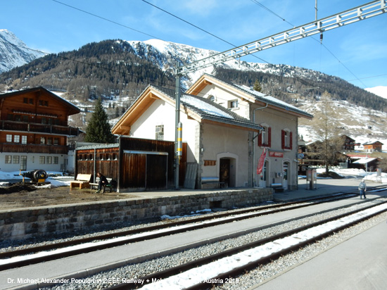 Furka Oberalp Bahn Matterhorn Gotthard Bahn MGB Eisenbahn Schweiz Glacier Express