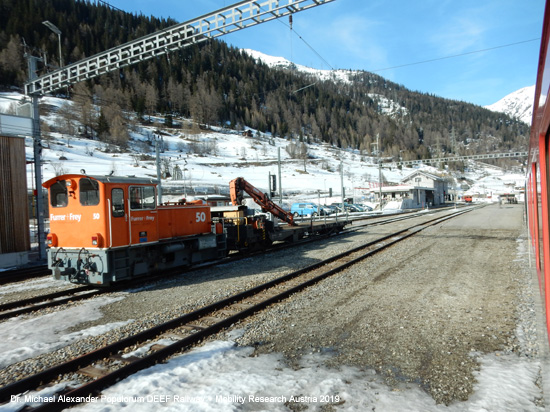 Furka Oberalp Bahn Matterhorn Gotthard Bahn MGB Eisenbahn Schweiz Glacier Express