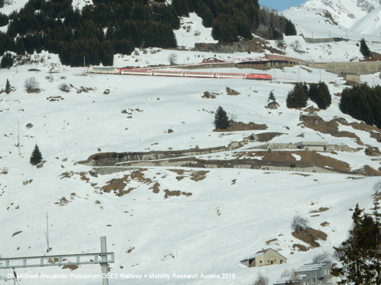 Furka Oberalp Bahn Matterhorn Gotthard Bahn MGB Eisenbahn Schweiz Glacier Express