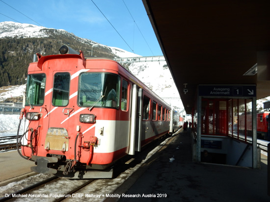 Furka Oberalp Bahn Matterhorn Gotthard Bahn MGB Eisenbahn Schweiz Glacier Express