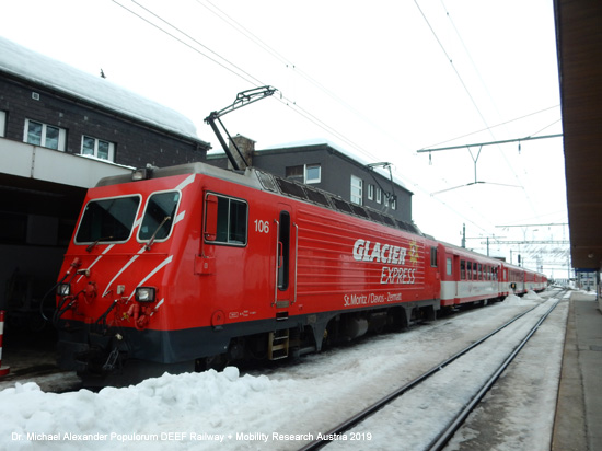 Furka Oberalp Bahn Matterhorn Gotthard Bahn MGB Eisenbahn Schweiz Glacier Express