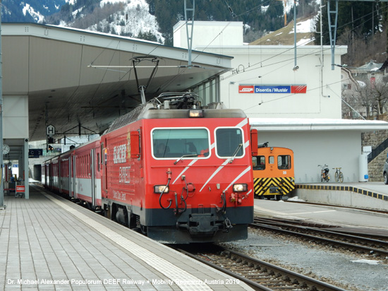 Furka Oberalp Bahn Matterhorn Gotthard Bahn MGB Eisenbahn Schweiz Glacier Express