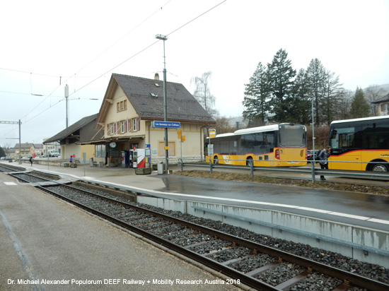 Eisenbahnstrecke Neuchâtel - La Chaux-de-Fonds - Le Locle Eisenbahn Schweiz