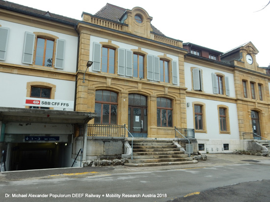 Eisenbahnstrecke Neuchâtel - La Chaux-de-Fonds - Le Locle Eisenbahn Schweiz