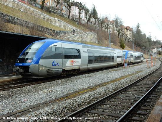 Eisenbahnstrecke Neuchâtel - La Chaux-de-Fonds - Le Locle Eisenbahn Schweiz