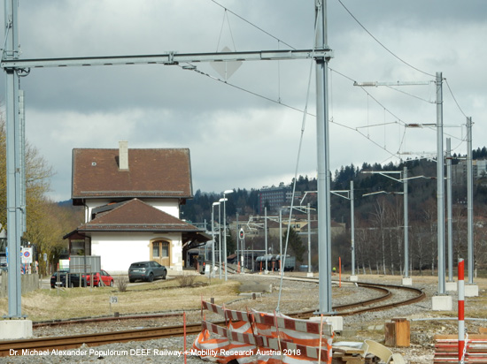 Eisenbahnstrecke Neuchâtel - La Chaux-de-Fonds - Le Locle Eisenbahn Schweiz