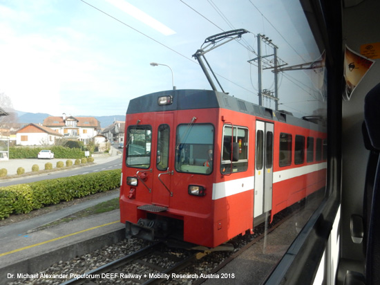 Compagnie du chemin de fer Nyon-St-Cergue-Morez SA Eisenbahn Schweiz Waadt Vaud