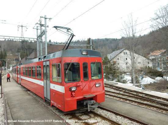 Compagnie du chemin de fer Nyon-St-Cergue-Morez SA Eisenbahn Schweiz Waadt Vaud