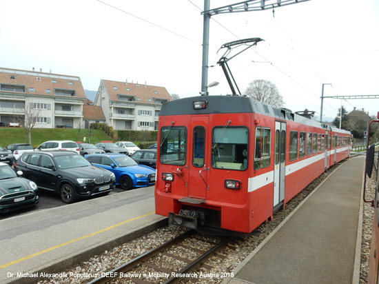 Compagnie du chemin de fer Nyon-St-Cergue-Morez SA Eisenbahn Schweiz Waadt Vaud