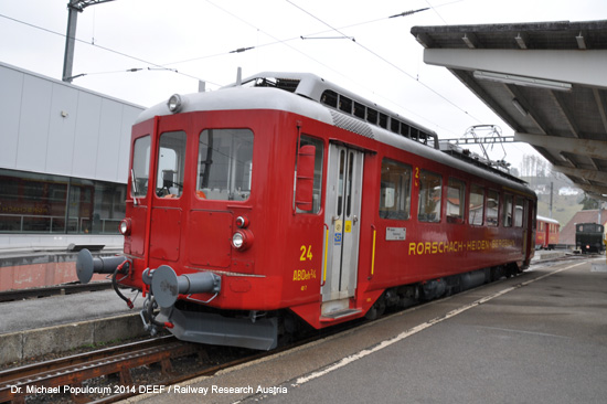 Rohrschach Heiden Bergbahn