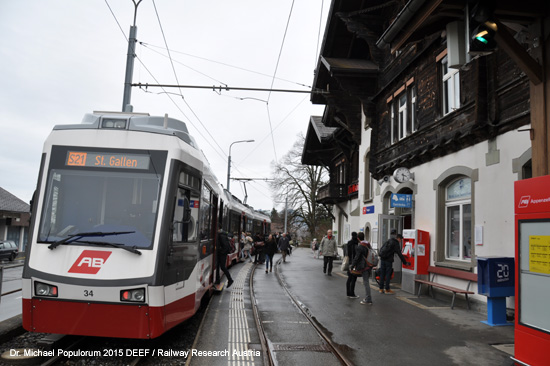 Trogenerbahn Appenzeller Bahn Eisenbahn Schweiz