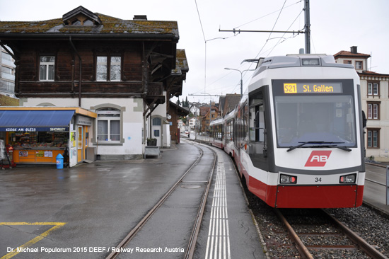Trogenerbahn Appenzeller Bahn Eisenbahn Schweiz