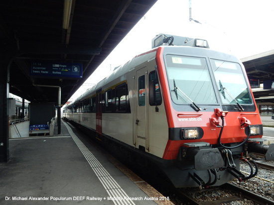 Bahnstrecke Neuenburg - Travers - Buttes - Pontarlier Linie Val-de-Travers Franco-Suisse-Linie Eisenbahn Schweiz