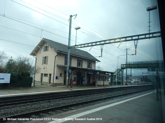 Bahnstrecke Neuenburg - Travers - Buttes - Pontarlier Linie Val-de-Travers Franco-Suisse-Linie Eisenbahn Schweiz