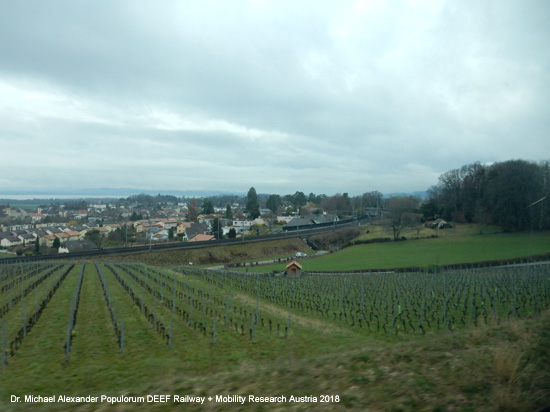 Bahnstrecke Neuenburg - Travers - Buttes - Pontarlier Linie Val-de-Travers Franco-Suisse-Linie Eisenbahn Schweiz