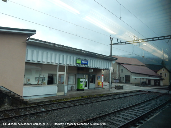 Bahnstrecke Neuenburg - Travers - Buttes - Pontarlier Linie Val-de-Travers Franco-Suisse-Linie Eisenbahn Schweiz