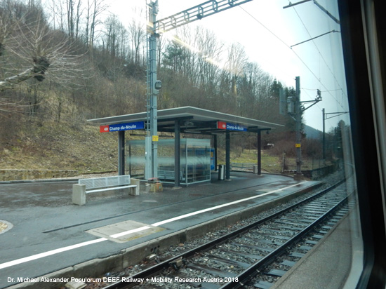 Bahnstrecke Neuenburg - Travers - Buttes - Pontarlier Linie Val-de-Travers Franco-Suisse-Linie Eisenbahn Schweiz