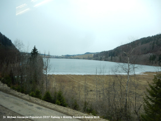 Eisenbahn Chemin de fer Vallorbe - Le Day - Le Pont – Le Brassus SBB CFF Schweiz Jura Vallée de Joux Lac 