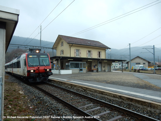 Eisenbahn Chemin de fer Vallorbe - Le Day - Le Pont – Le Brassus SBB CFF Schweiz Jura Vallée de Joux Lac 