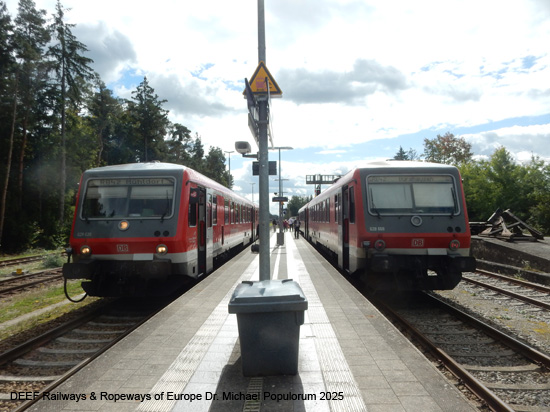 Eisenbahnstrecke Mühldorf Tüßling Altötting Burghausen Bayern