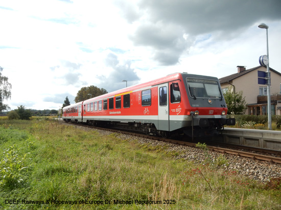 Eisenbahnstrecke Mühldorf Tüßling Altötting Burghausen Bayern