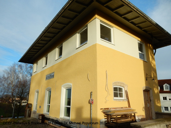 Eisenbahnstrecke Mühldorf Tüßling Altötting Burghausen Bayern