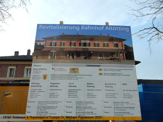 Eisenbahnstrecke Mühldorf Tüßling Altötting Burghausen Bayern