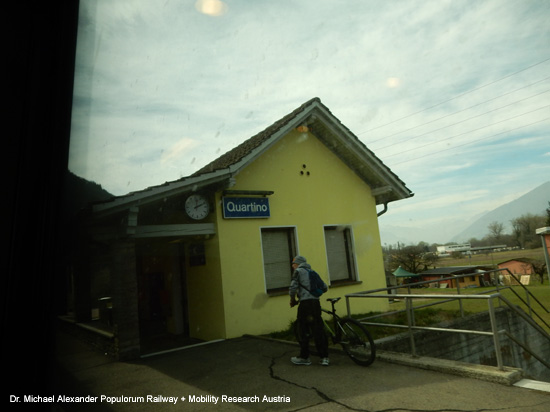 Eisenbahnstrecke Cadenazzo Luino Eisenbahn Schweiz Italien Tessin