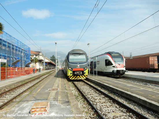 Eisenbahnstrecke Cadenazzo Luino Eisenbahn Schweiz Italien Tessin