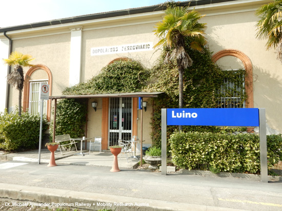 Eisenbahnstrecke Cadenazzo Luino Eisenbahn Schweiz Italien Tessin