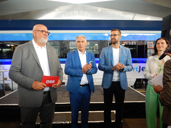 Präsentation CD ComfortJet 20.8.2025 Wien Hbf