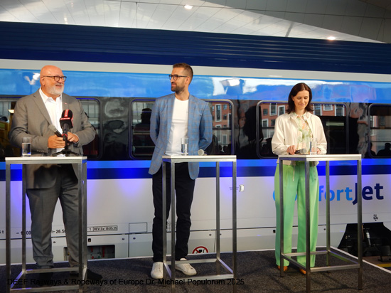 Präsentation CD ComfortJet 20.8.2025 Wien Hbf