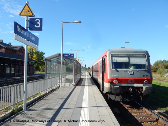 Eisenbahnstrecke Mühldorf Neumarkt-St. Veit - Landshut Bayern