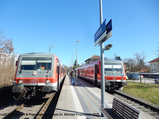 Eisenbahnstrecke Mühldorf Neumarkt-St. Veit - Landshut Bayern