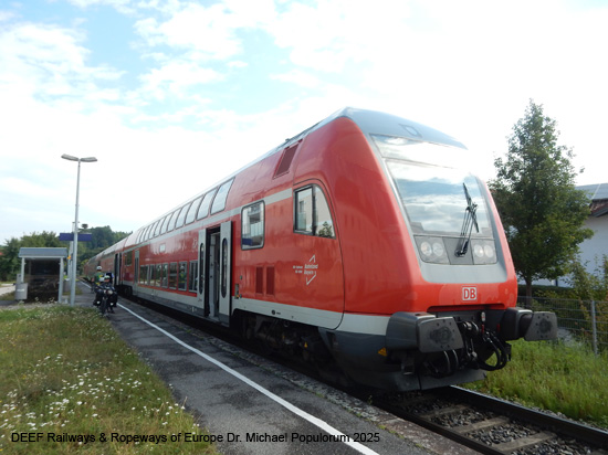Eisenbahnstrecke Rosenheim Mühldorf Wasserburg Eisenbahn Bayern