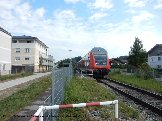 Eisenbahnstrecke Rosenheim Mühldorf Wasserburg Eisenbahn Bayern