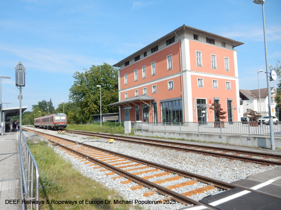 Eisenbahnstrecke Rosenheim Mühldorf Wasserburg Eisenbahn Bayern