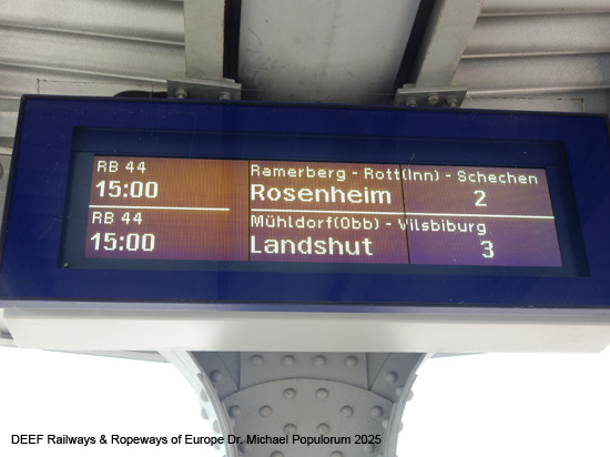 Eisenbahnstrecke Rosenheim Mühldorf Wasserburg Eisenbahn Bayern