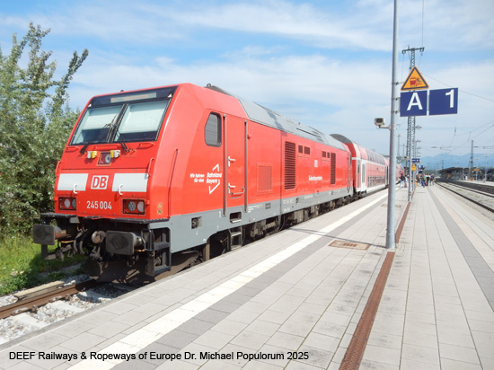 Eisenbahnstrecke Rosenheim Mühldorf Wasserburg Eisenbahn Bayern