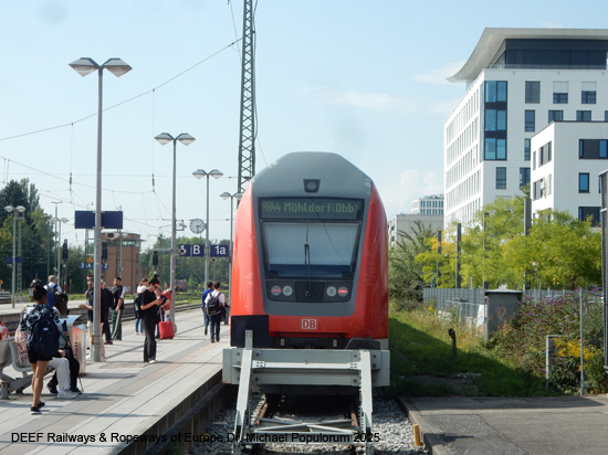 Eisenbahnstrecke Rosenheim Mühldorf Wasserburg Eisenbahn Bayern