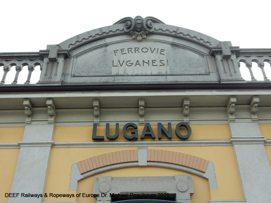 Lugano Ponte Tresa Bahn FLP Eisenbahn Schweiz Tessin
