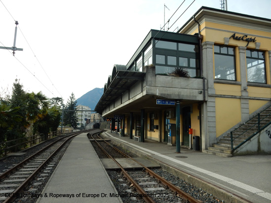 Lugano Ponte Tresa Bahn FLP Eisenbahn Schweiz Tessin
