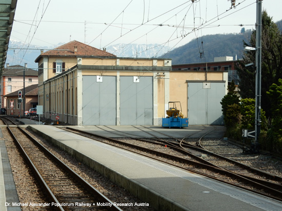 Lugano Ponte Tresa Bahn FLP Eisenbahn Schweiz Tessin