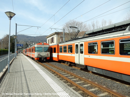 Lugano Ponte Tresa Bahn FLP Eisenbahn Schweiz Tessin